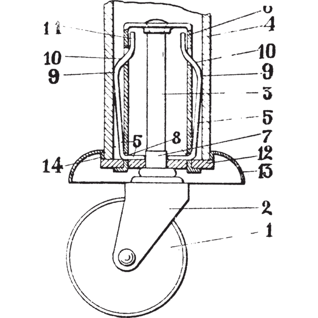 piano casters